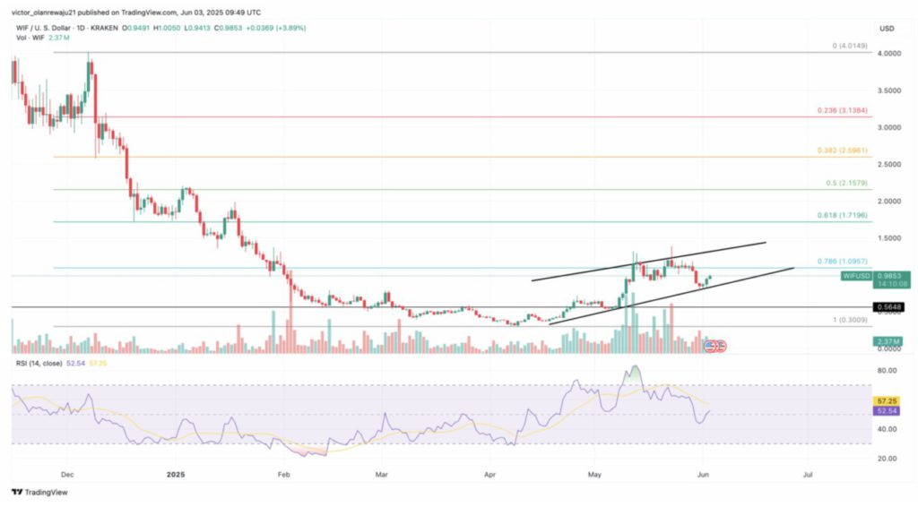 analisa harga dogwifhat