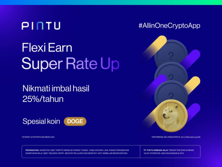 Maksimalkan Investasi Crypto-mu, Nikmati Imbal Hasil 25% di Flexi Earn!