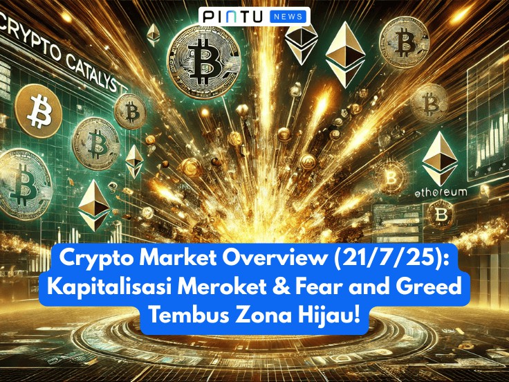 Gambar Crypto Market Overview (7/21/25): Capitalization Skyrockets & Fear and Greed Index Enters Green Zone