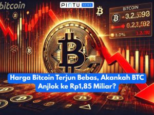 Harga Bitcoin Terjun Bebas, Akankah BTC Anjlok ke Rp1,85 Miliar?
