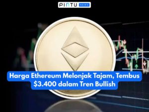Harga Ethereum Melonjak Tajam, Tembus $3.400 dalam Tren Bullish