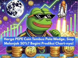 Harga PEPE Coin Tembus Pola Wedge, Siap Melonjak 50%? Begini Prediksi Chart-nya!