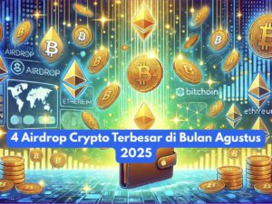 4 Airdrop Crypto Terbesar di Bulan Agustus 2025