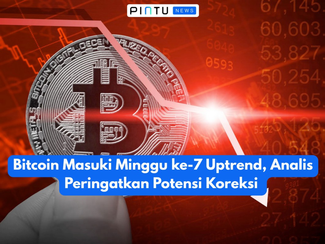 Gambar Bitcoin Masuki Minggu ke-7 Uptrend, Analis Peringatkan Potensi Koreksi