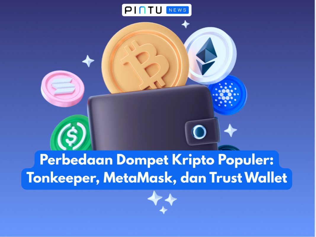Gambar Perbedaan Dompet Kripto Populer: Tonkeeper, MetaMask, dan Trust Wallet