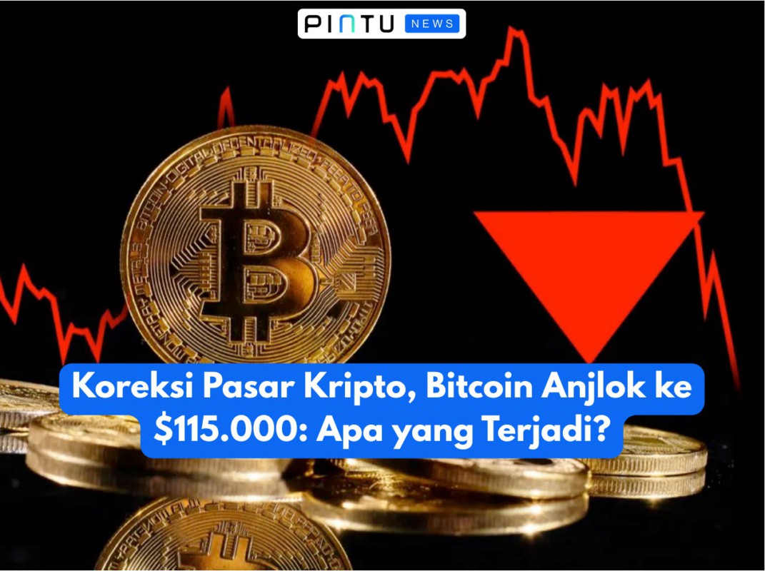 Koreksi Pasar Kripto, Harga Bitcoin Anjlok ke $115.000: Apa yang Terjadi?