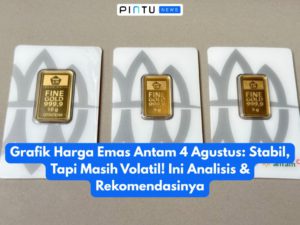 Grafik Harga Emas Antam 4 Agustus: Stabil, Tapi Masih Volatil! Ini Analisis & Rekomendasinya