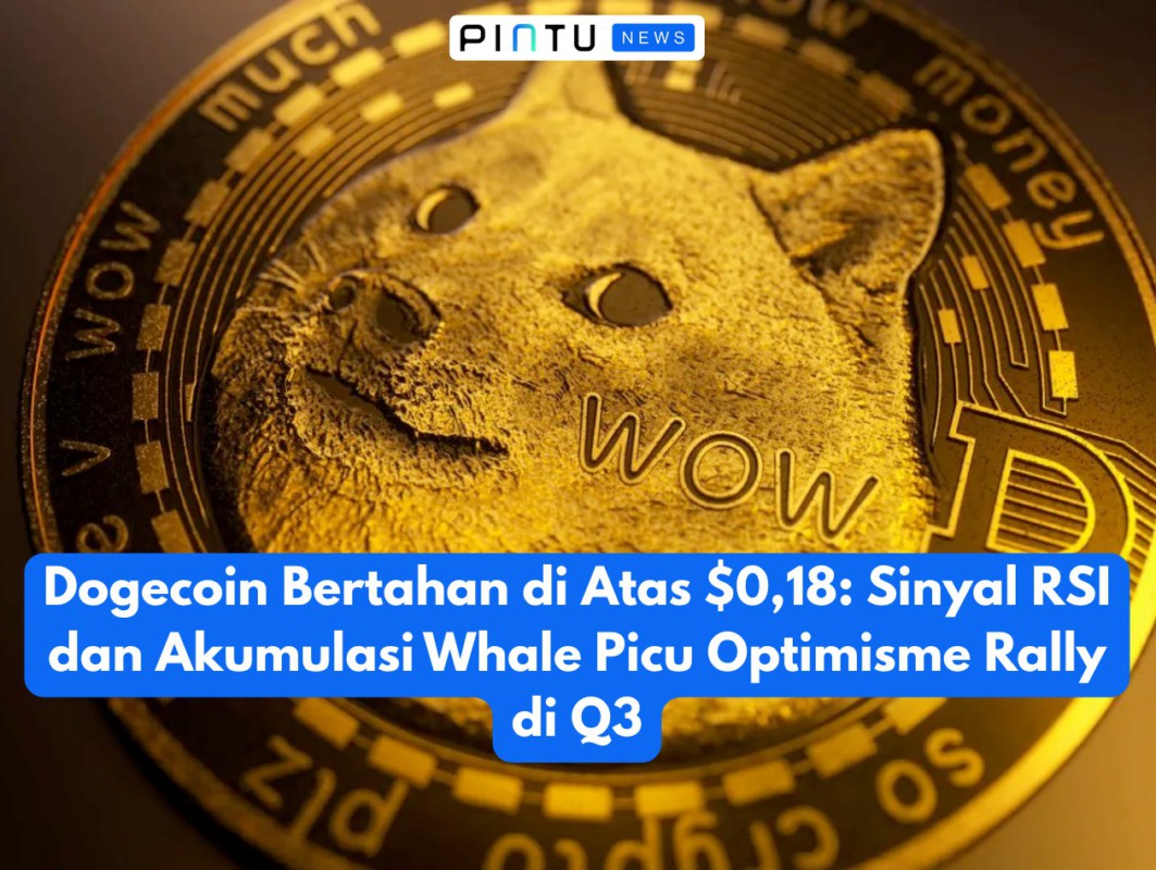 Gambar Dogecoin Holds Above $0.18: RSI Signal and Whale Accumulation Trigger Q3 Rally Optimism
