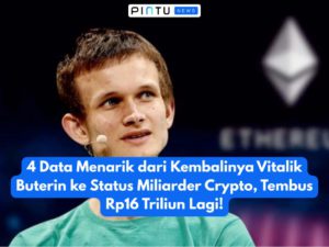 4 Data Menarik dari Kembalinya Vitalik Buterin ke Status Miliarder Crypto, Tembus Rp16 Triliun Lagi!