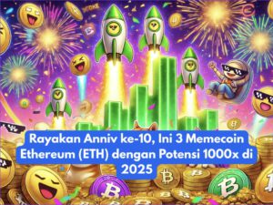 Celebrating 10th Anniv, Here are 3 Ethereum (ETH) Memecoins with 1000x Potential in 2025