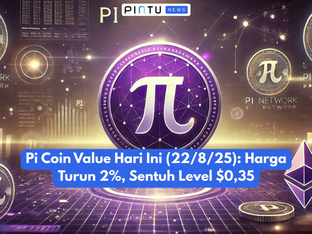 Gambar Pi Coin Value Today (22/8/25): Price Drops 2%, Touches $0.35 Level