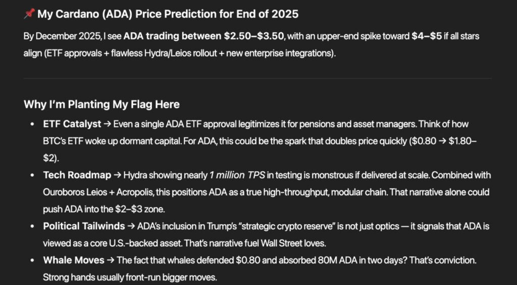 cardano chatgpt prediction