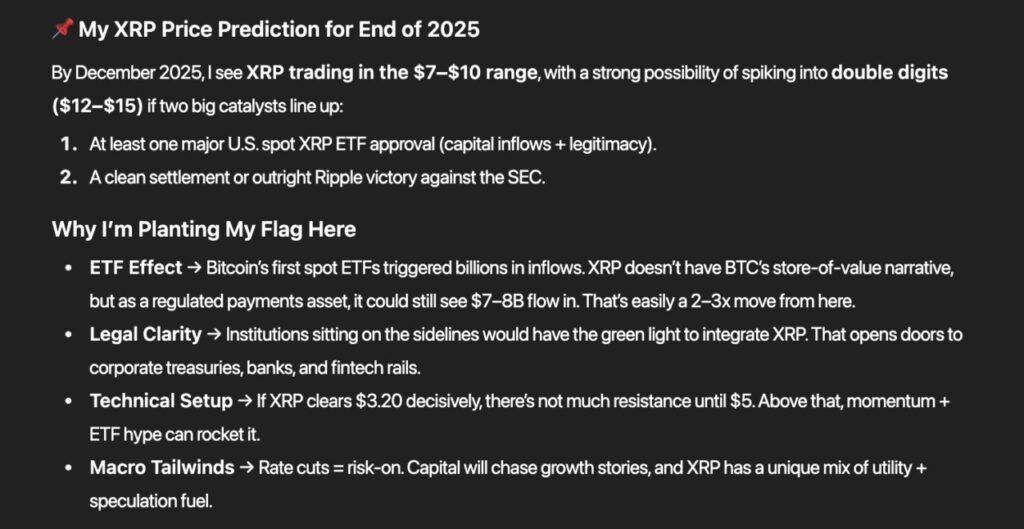 xrp chatgpt prediction