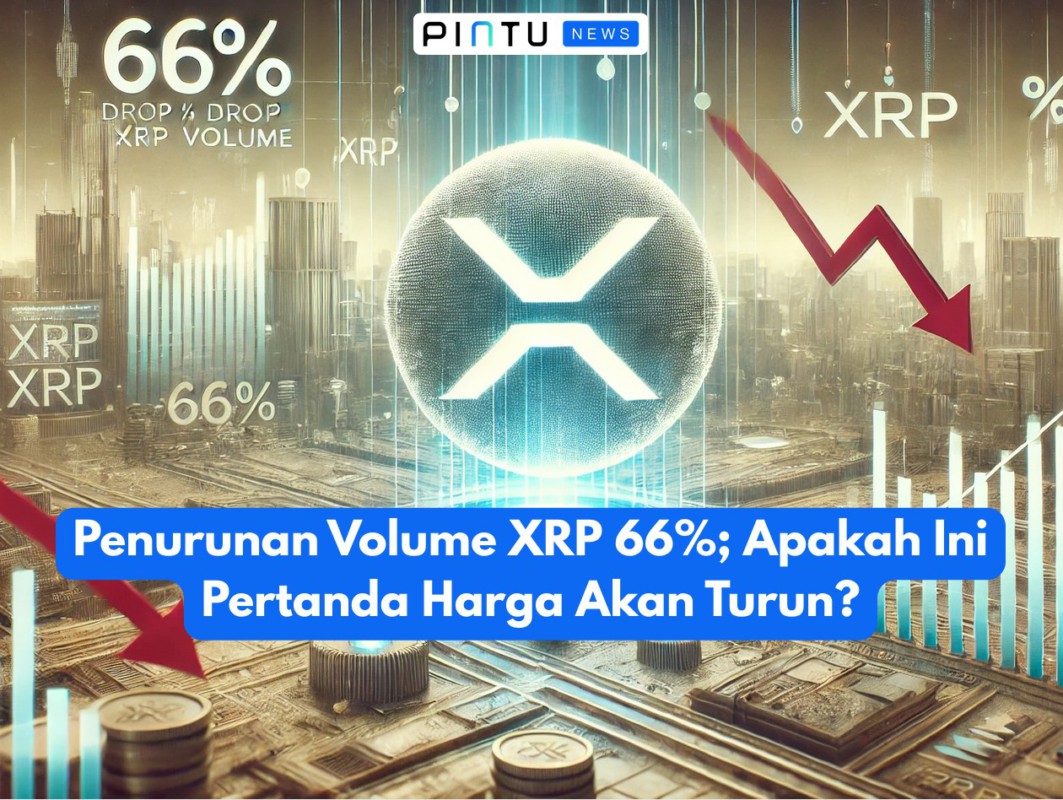 Gambar XRP Volume Drops 66%; Is this a Sign of Price Drop?