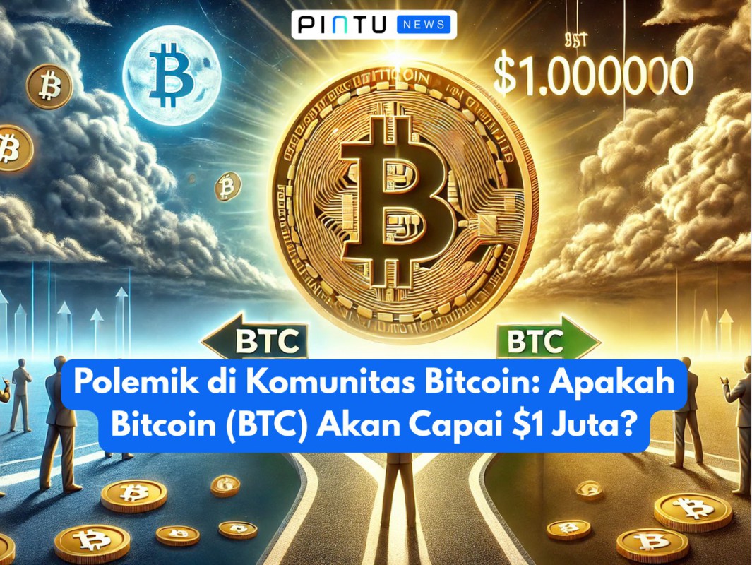 Polemik di Komunitas Bitcoin: Apakah Bitcoin (BTC) Akan Capai $1 Juta?