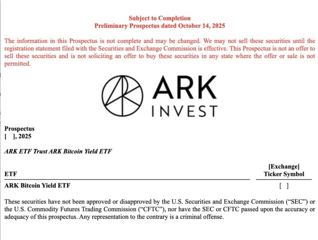 ark invest sec