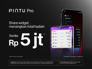 Share Pintu Pro Widget, Menangkan Total Hadiah Senilai Rp5 Juta!