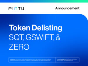 Pengumuman: Delisting Token SQT, ZERO, dan GSWIFT di Pintu