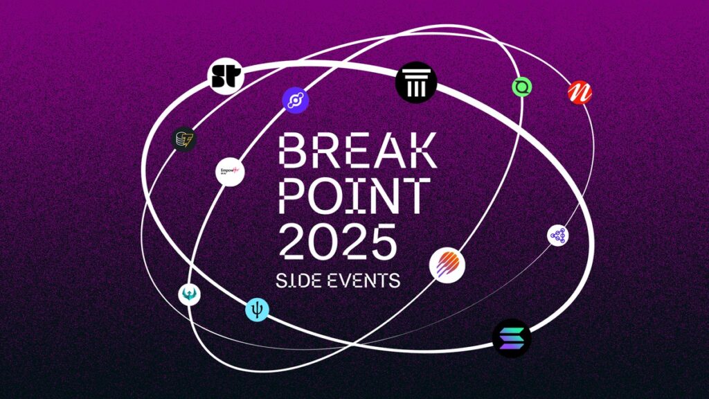 Solana Breakpoint Regional Sessions – November 2025