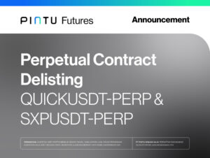 Pengumuman: Delisting Token QUICKUSDT-PERP dan SXPUSDT-PERP di Pintu Futures