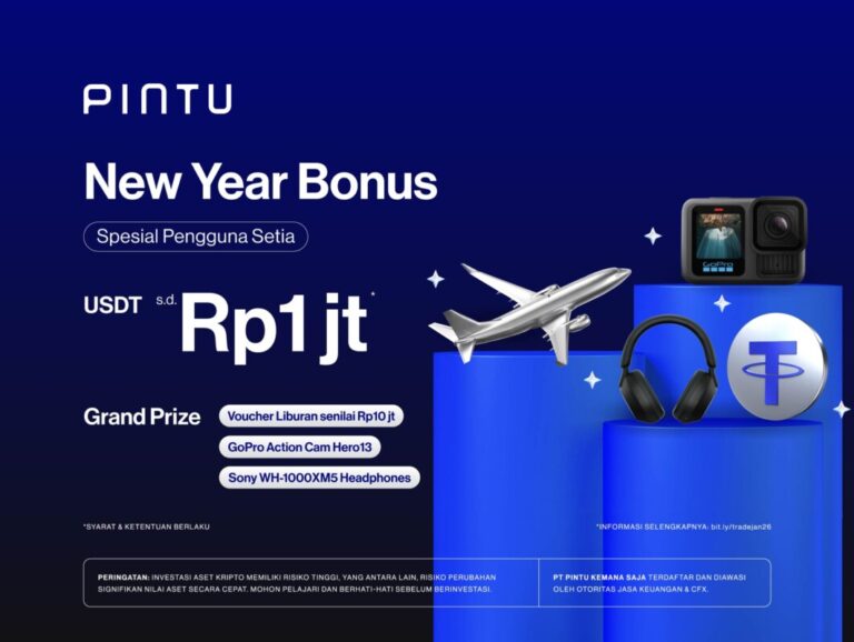 New Year New Investment: Trading Crypto di Pintu & Menangkan Grand Prize up to Rp10 Juta!