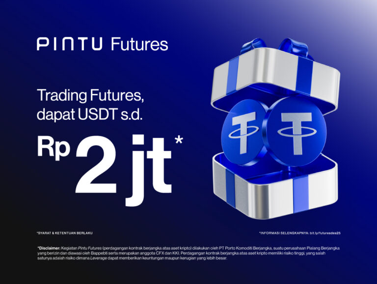 Promo Pintu Futures: Mulai Trading Pertamamu & Raih Bonus hingga Rp2.000.000!