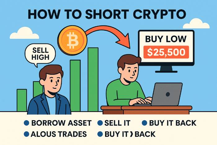how to short crypto