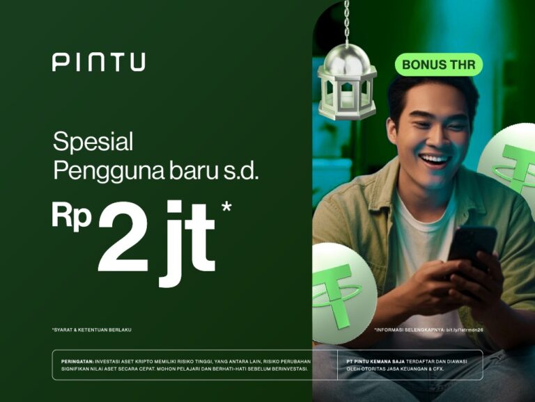 Beli Crypto Pertama di Pintu dan Menangkan Bonus THR Spesial up to Rp2 Juta!