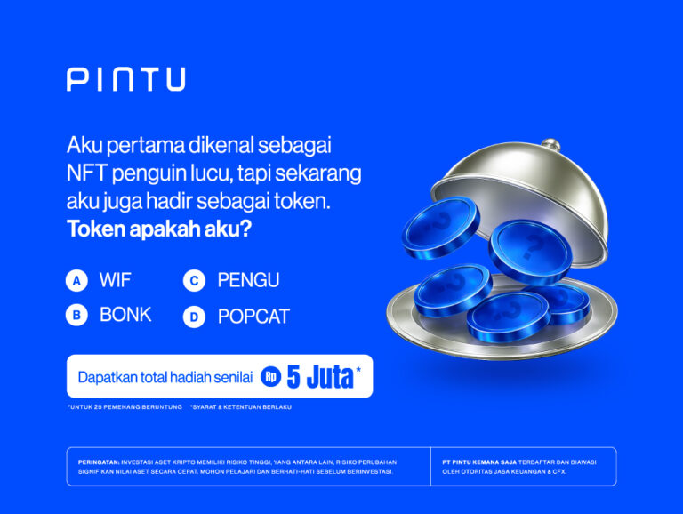 Giveaway Pintu di X: Tebak Token, Rebut USDT Rp5 Juta untuk 25 Pemenang