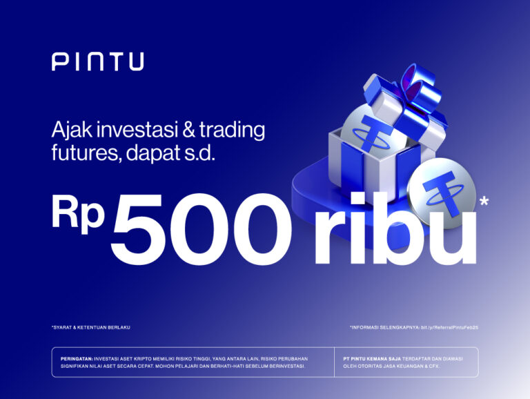 Ajak Teman, Raup Bonus hingga Rp250.000 USDT dari Pintu