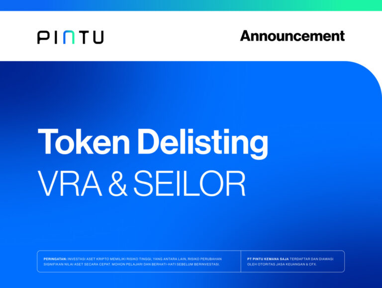 Pengumuman: Delisting Token VRA dan SEILOR di Pintu