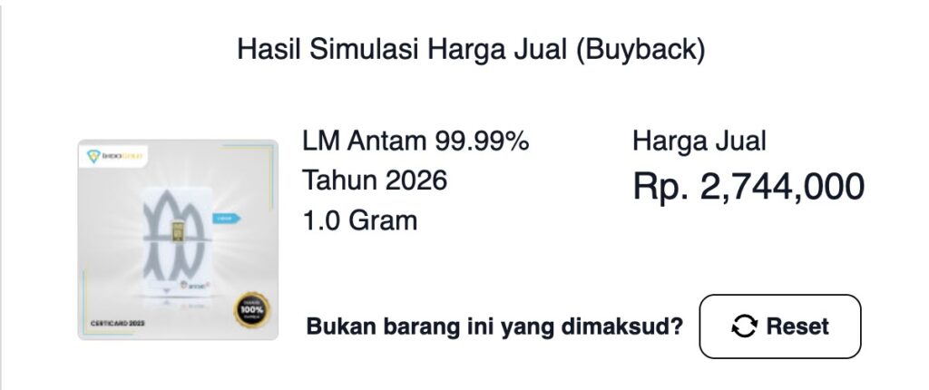 harga buyback emas antam