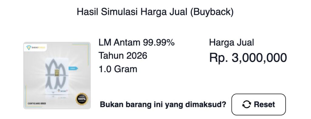 harga buyback emas antam