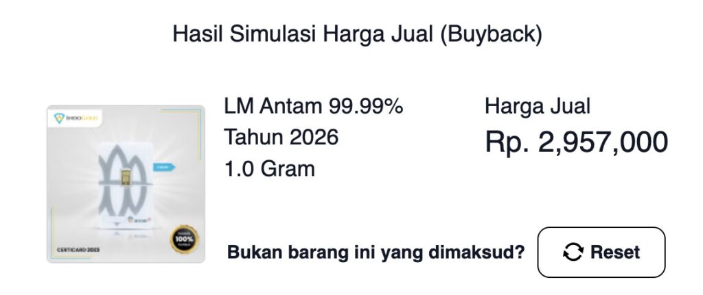 harga emas antam