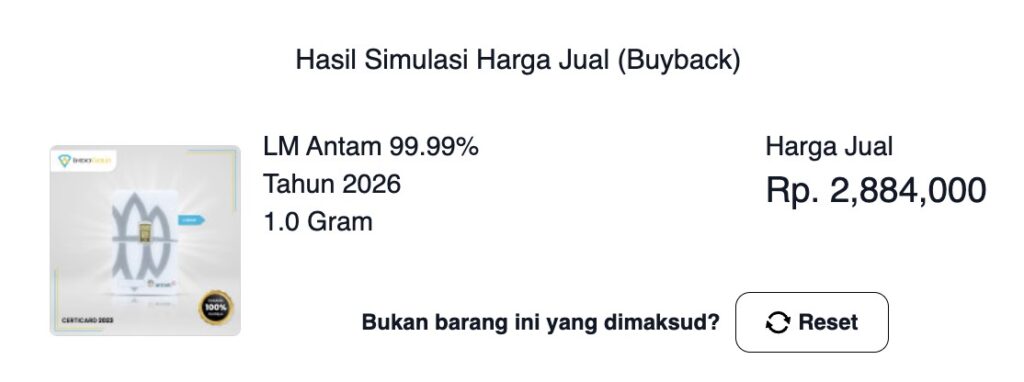 antam gold buyback price today