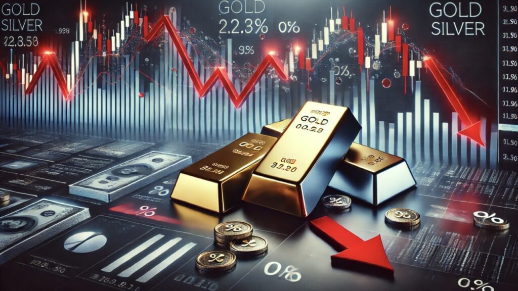 harga emas perak turun