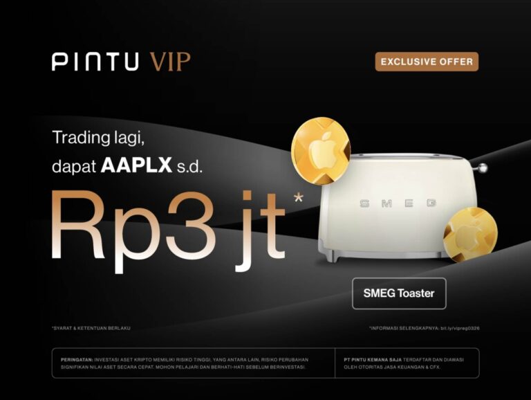 Exclusive Pintu VIP: Trading Crypto Lagi, Dapatkan USDT s.d. Rp3 Juta dan Grand Prize Menarik!