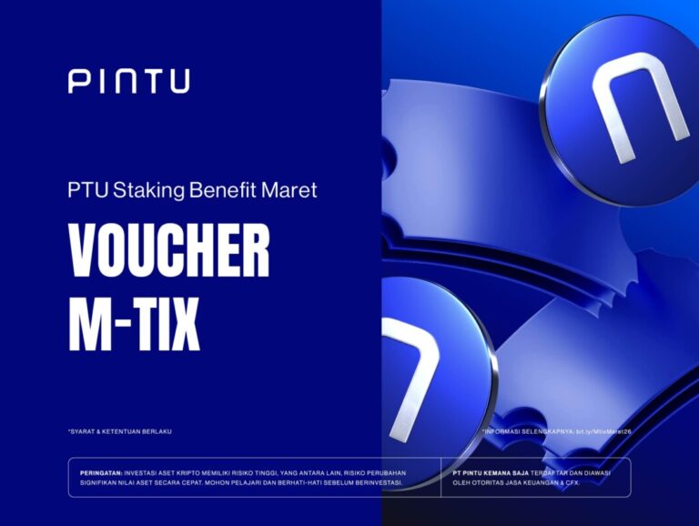 [Promo M-Tix] Staking PTU, Dapatkan Gratis Voucher M-Tix Gratis Maret 2026