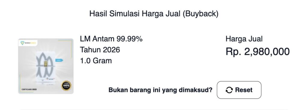 harga buyback emas antam