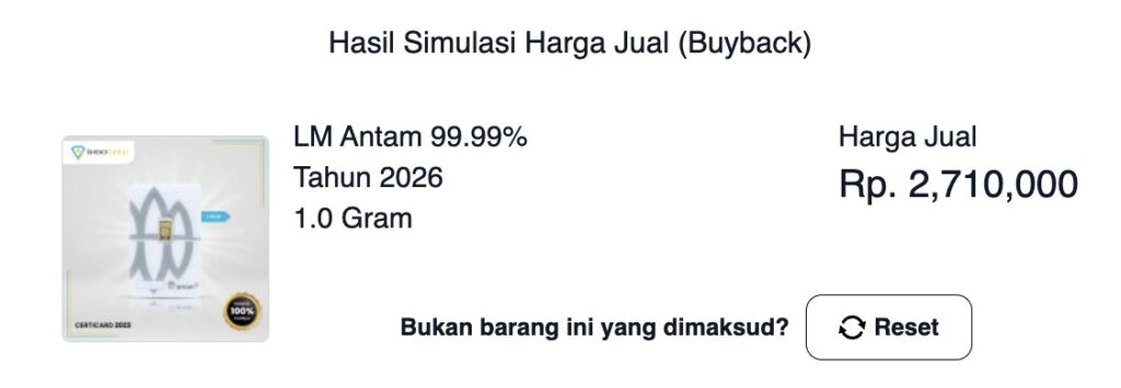 harga buyback emas antam