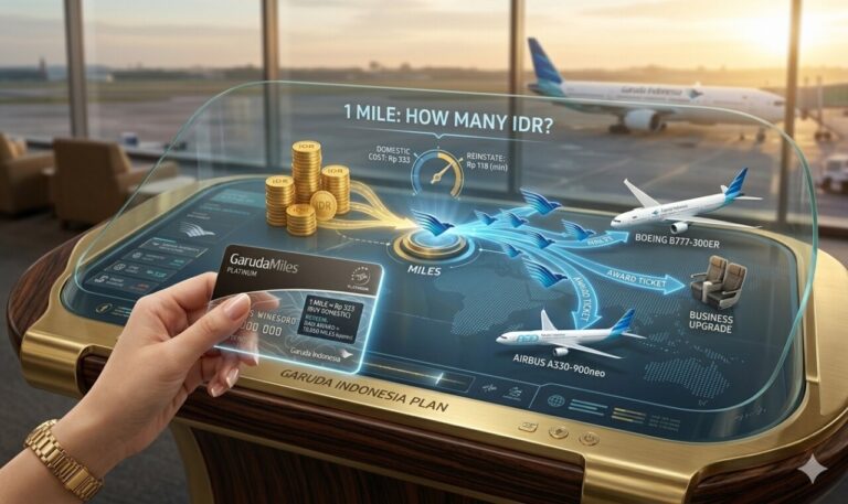 How Much is 1 Garuda Mile Worth in Rupiah?