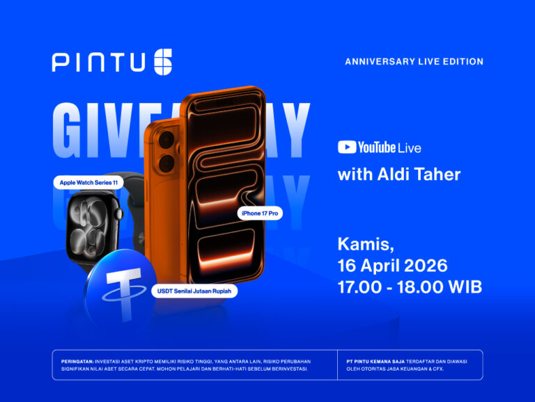 Pengumuman Pemenang Road to Pintu 6th Anniversary Live Giveaway di Instagram: Total Hadiah Rp6 Juta dalam USDT!