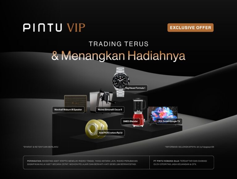 Exclusive VIP Private: Trading Crypto Sekarang, Dapatkan Grand Prize Spesial Senilai Total Hingga Rp77 Juta!