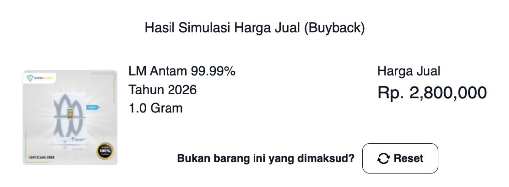 antam gold buyback price today