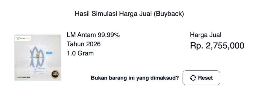 harga buyback emas antam