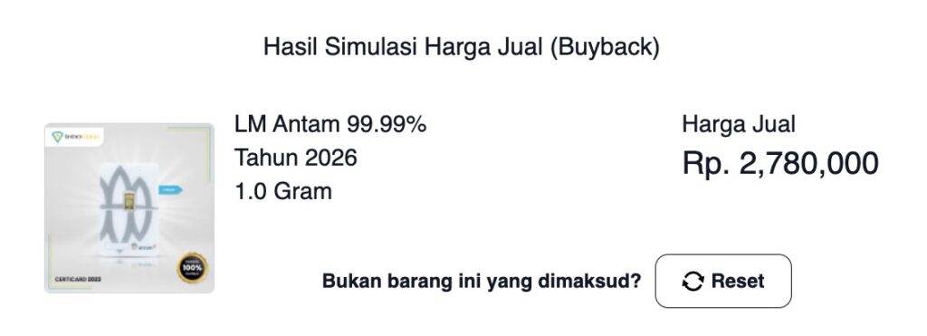 antam gold buyback price