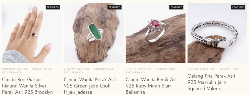 harga perhiasan perak 925