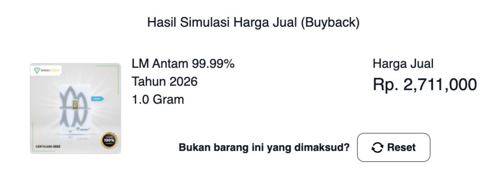 harga emas antam