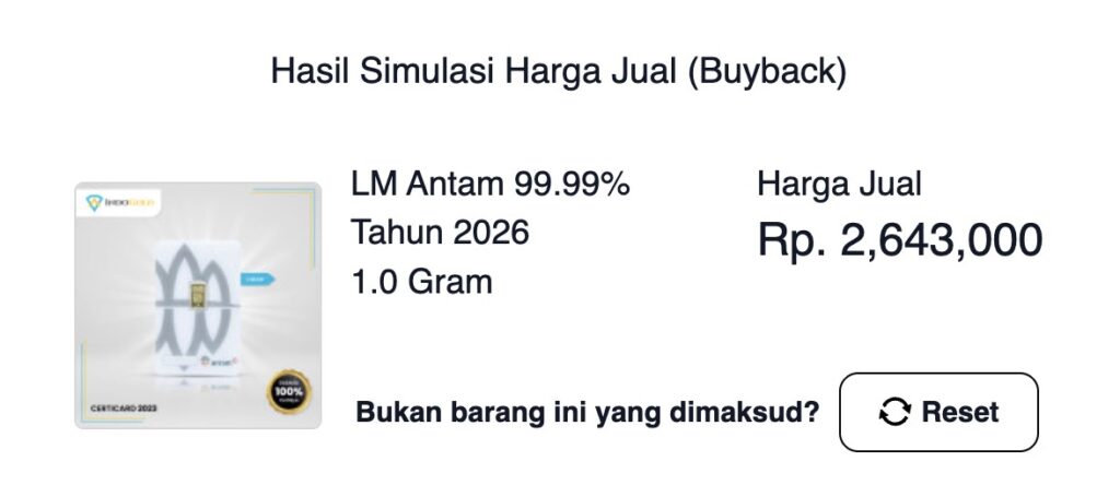 harga buyback emas antam