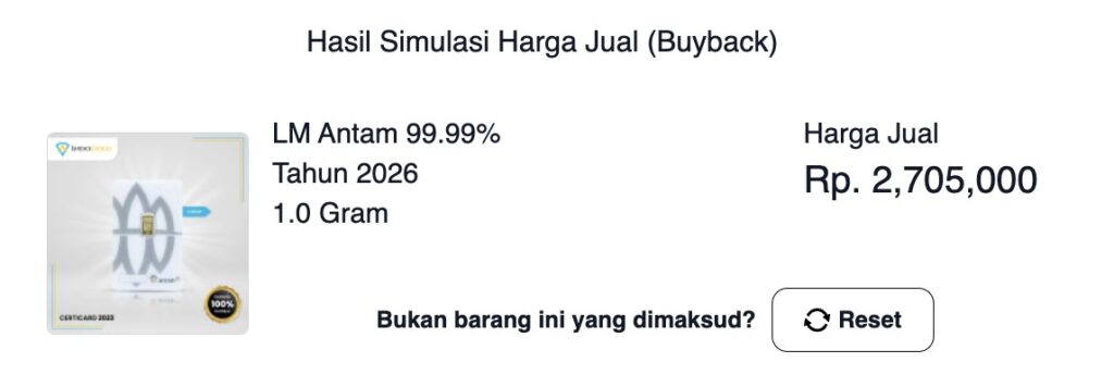 harga emas antam